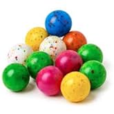 Jawbreakers Candy Center, Colorful Hard Candy Balls, 1 3/4 Inch, 2.2 Lbs