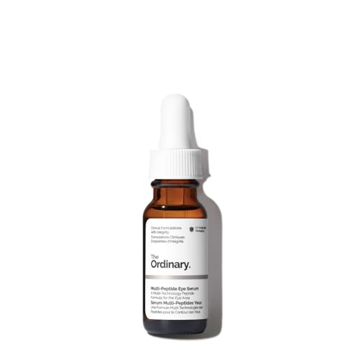 The Ordinary Multi-Peptide Eye Serum, Anti-Aging-Formel gegen Krähenfüße, Augenringe und Schwellungen, 15ml