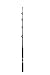 EAT MY TACKLE Saltwater Fishing Rod all Roller Guides, Fishing Pole, 150-180 Lb