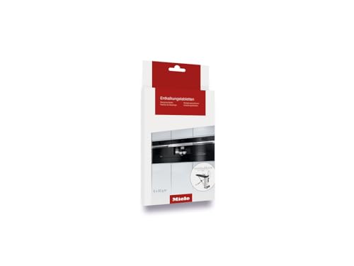 Miele Descaling Tablets, for Coffee Machines, Steam Ovens, FashionMaster, Ovens and Cookers with Moisture Plus, Pack of 6