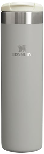 Stanley AeroLight Transit Bottle 20 oz | Locking Drink Through Lid | Leak Resistant Water Bottle or Coffee Travel Mug | Lightweight Insulated Stainless Steel | BPA-Free | Ash