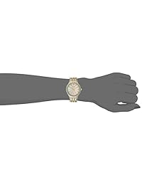 Bulova - Reloj de pulsera para mujer, 1.260 in, esfera de cristal dorada