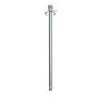 Valley Forge Flag 2-Piece Brushed Aluminum Spinning Flag Pole, 6-Foot Length