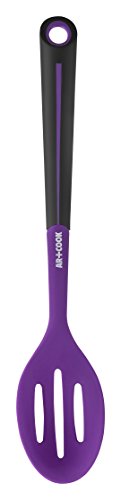 Art And Cook Premium Silicone Slotted Spoon, Purple
