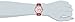 BINGER Women's Mother Pearl Dress Watch Rose Gold Tone With Sapphire Crystal Red Calfskin Leather Strap