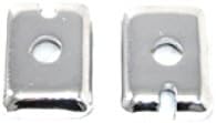 V-Twin 44-2009 - Chrome Rear Axle Adjuster End Plate Set