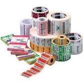 Zebra Technologies 10000288-EA Z-Perform 2000T Paper Label, Thermal Transfer, Perforated, 2