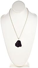 Amethyst Druzy Pendant Necklace