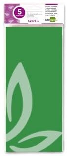 Tissue Paper liderpapel 52 x 76 cm 18 g/m2 5 Sheets Bag Green