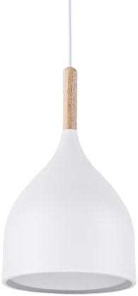 Ceiling Light Kitchen Island Pendant - White Aluminum Fixture