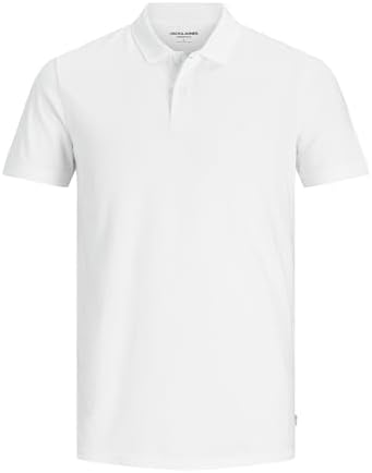 Herren Jjebasic Noos Poloshirt, Weiß, L EU