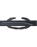 Black Metal Combat Infantryman Badge CIB