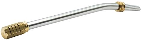 Handmade curved stainless steel bombilla with a detachable cylinder filter