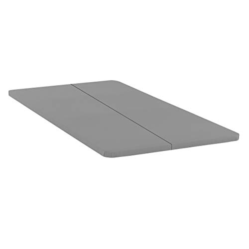 Continental Mattress, 1.5-inch Fully Assembled Foundation Bunkie Board, King Size, Grey