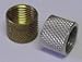 25ct Lot - Knurled Pipe Couplings, (NICKEL)