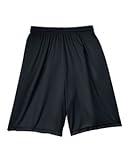 A4 Mens 9 Inseam Cooling Performance Short (N5283) -BLACK -2XL