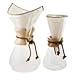 CoffeeSock ’The Original’ Reusable 100% Organic Cotton Coffee Filters - 2 pack Chemex® Filters 6-13 cup fit | Coffee Sock Cloth Coffee Filter | Organic Cotton Alternative - Zero-Waste & Eco-Friendly