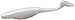 Zoom Bait Swimmin Super Fluke JR Bait-Pack of 10 (White Pearl)