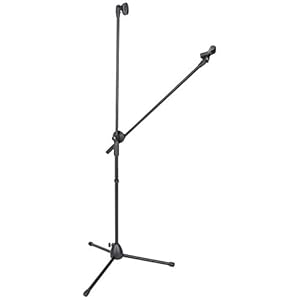 Arctic 3 Leg Boom Double Microphone Stand (Black)