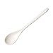 Porlien 6-inch White Teaspoons, Small Coffee Spoons Set of 6, Perfect for Mugs and Coffee Cups