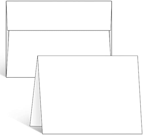 Goefun Blank Note Cards (Not Folded) And Envelopes 5 X 7 Flat - View #6