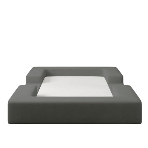 Cama Montessoriana Berço Infantil 100% Espuma Balaqui Decor Cor:grafite