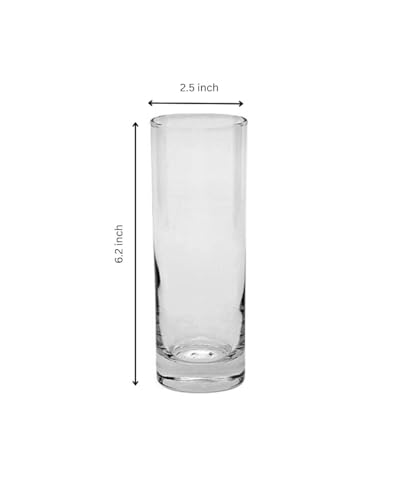 Ocean New York Hi Ball 340 ml Soda Lime Clear Glass Set of 6 | Used for Serving Water, Cold Drinks, Juice, Cocktail, Milkshake, Smoothie | Ideal for Home, Party, Restaurant | Gift for Special Occasion 2