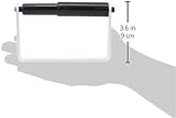Merriway BH02038 Toilet Paper Roll Holder Aluminium with Black Roller view 4