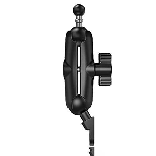 Kaedear(カエディア) バイク スマホホルダー マウント 中間マウント 17mmボール レギュラーマウント用 マウントキット 360度ボールジョイント KDR-R102 (90mmミラーマウントキット)商品画像