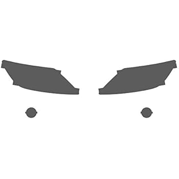 Rshield Headlight Protection Film Covers for Mazda CX-7 2007-2012 - Chameleon Smoke