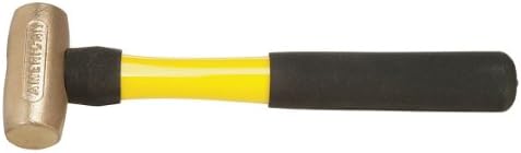 AM2BZFG Sledge Hammer, 2 lb., 12" Bronze/Fiberglass, 3.5" Height, 1.5" Width, 12" Length