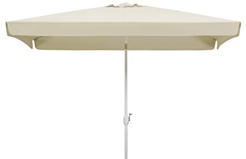 Schneider Sonnenschirm Oslo, natur, 300 x 200 cm rechteckig, 752-02, Gestell Stahl, Bespannung Polyester, 5.3 kg – Bild 4