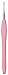 Clover 1222 Amour Steel Crochet Hook No. 4, 1.25mm , Pink