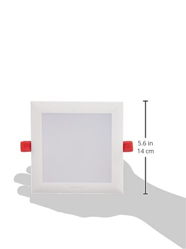 Havells 10W LED Recessed Square Panel Light |(White)| Energy Efficient|Surge Protection|Premium Downlight for Home and Office|BIS Approved | Pack of 1 2