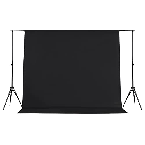 Joccun 6X9FT Black Backdrop Background