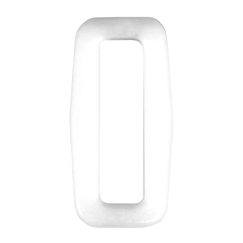 Strapworks 3/4 Inch Plastic Loop White 10 Pack