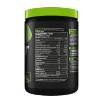 Muscle Pharm Assault Energy & Strength Pre Workout Powder for Men & Women with Beta Alanine, Caffeine, Creatine & Betaine Anhydrous, Pre-Workout Supplements, 30 Servings, Blue Raspberry Flavor