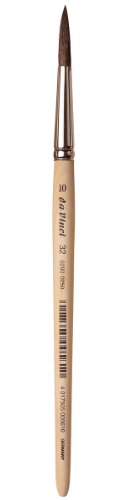 Da vinci student series 32 watercolor brush, round mixed fine hai…