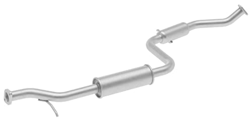 HELLA 8LC 366 026-001 silenciador del medio - Easy2Fit® Kit - centro - dos piezas - Juego con accesorios de montaje