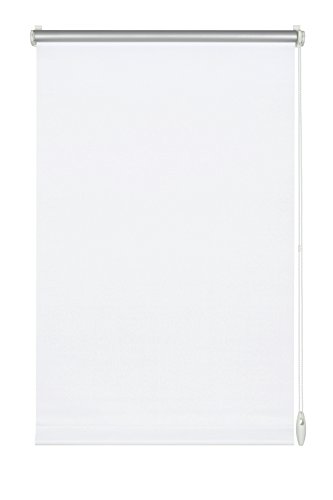 Gardinia EASYFIX Rollo mit Thermo-Rückseite zum Klemmen oder Kleben, Verdunklungsrollo ohne Bohren, Hitzeschutz, Energiesparend, Weiß, 40 x 150 cm (BxH)