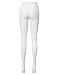 OSABASA Women's 80D Soft Solid Color Semi Opaque Footed Tights WHITE (KWMT05)