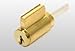 GMS K001 Knob / Lever Cylinder with Schlage C Keyway for Schlage Locks (US4/Brass finish)