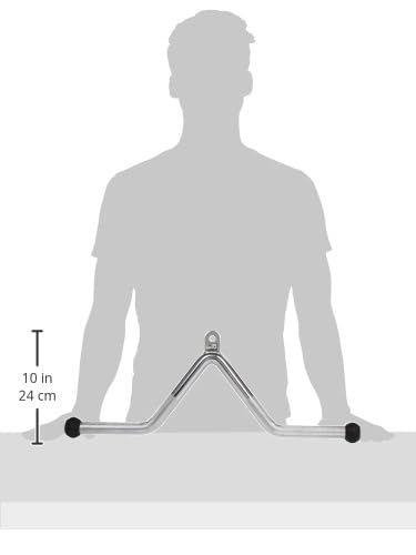 CAP Barbell V-Shaped Tricep Press Down Bar, 20