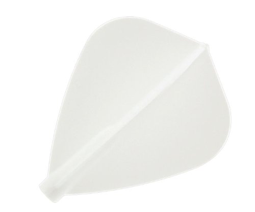 Cosmo Darts 6 Pack Fit Flight - Kite Dart Flight (White) - Thumbnail 2