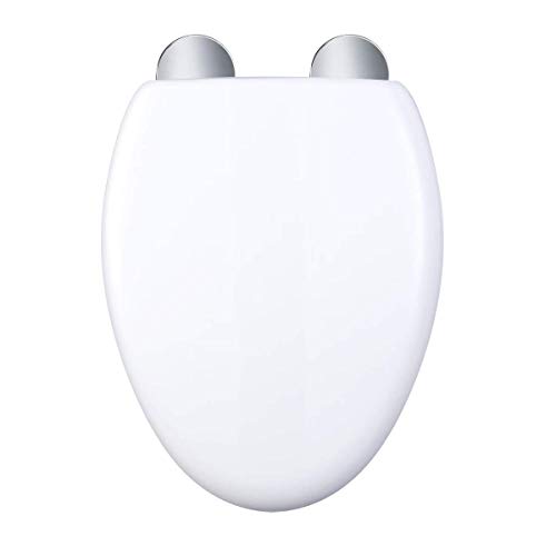 Cadrim Toilet Seat with Child Seat, Elongated and Slow Close Toilet Lid for Adults and Kids Potty Training (White) - Thumbnail 5