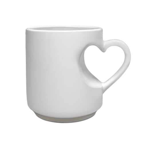 Personalized Photo Coffee Mug Custom 11 Oz Heart Handle Tea Cup for