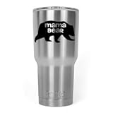 Mama Bear Decal for Yeti Tumbler Decal Ozark Trail Tumber decal Black or White Decals 3.7