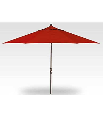 Treasure Garden Deluxe Auto-Tilt Octagon Market Umbrella, 11ft - Outdoor Patio, Deck, Pool, Backyard Stand Alone Umbrella