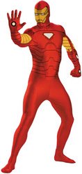 Iron Man Deluxe Body Suit Costume Accessory - X-Large