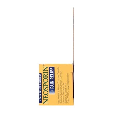 NEOSPORIN + MAXIMUM-STRENGTH PAIN RELIEF DUAL ACTION OINTMENT, FIRST AID TOPICAL ANTIBIOTIC & ANALGESIC OINTMENT FOR 24-HOUR INFECTION PROTECTION WITH BACITRACIN ZINC & PRAMOXINE HCL,.5 OZ